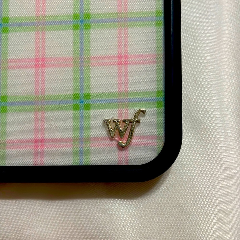 iPhone 11 dainty plaid wildflower phone case